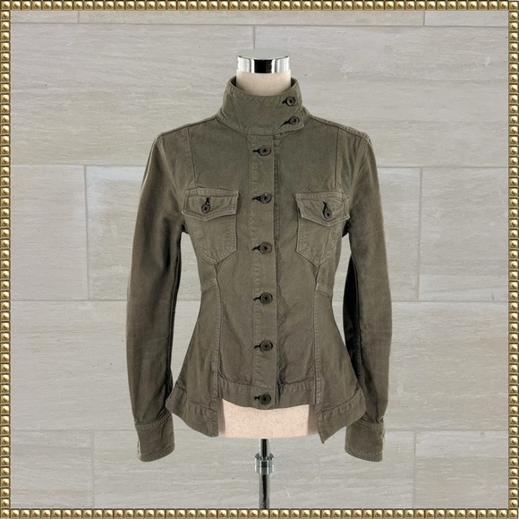 Rag & Bone Chamberlain Army Canvas Jacket XS - Picture 3 of 10